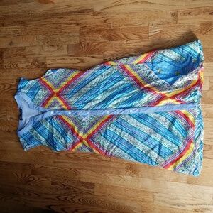 (M) Creation Paisley Bohemian Beach Vacation Coastal Lightweight Striped